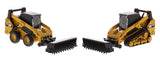 Cat 272D2 Skid Steer Loader & Caterpillar 297D2 Compact Track Loader with Accessories (85693)