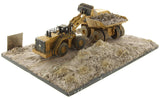 Weathered Caterpillar 994K Wheel Loader and CAT 797 Mining Truck (85762)